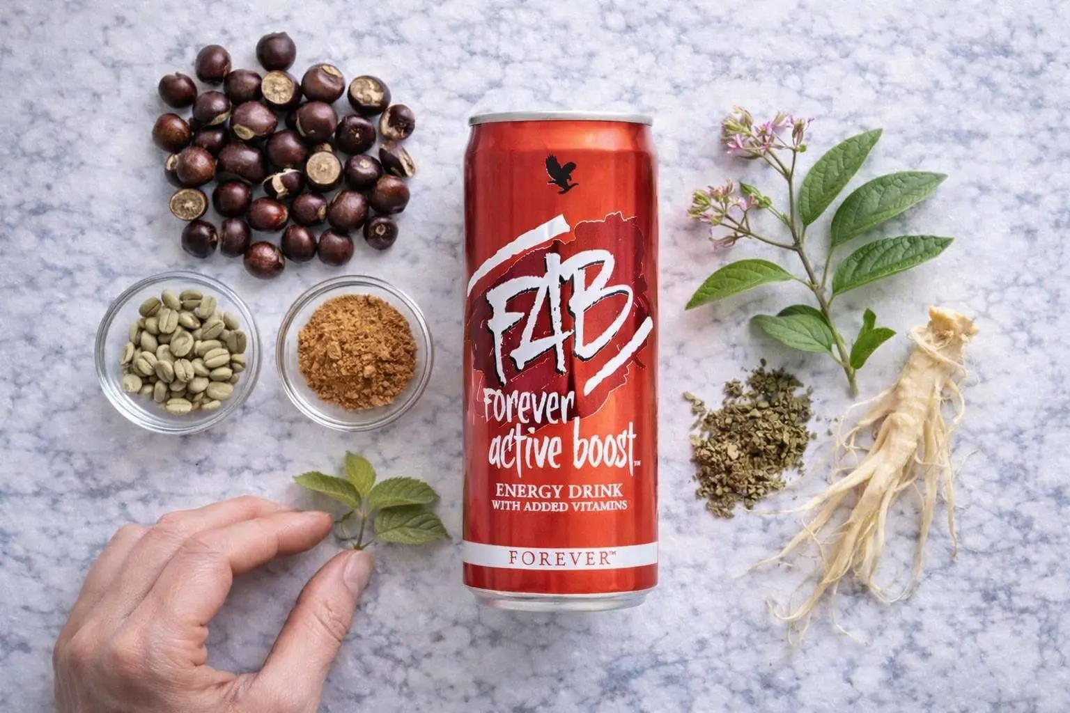 FAB Forever Active Boost mit Guarana, Kaffeebohnen und Kräutern