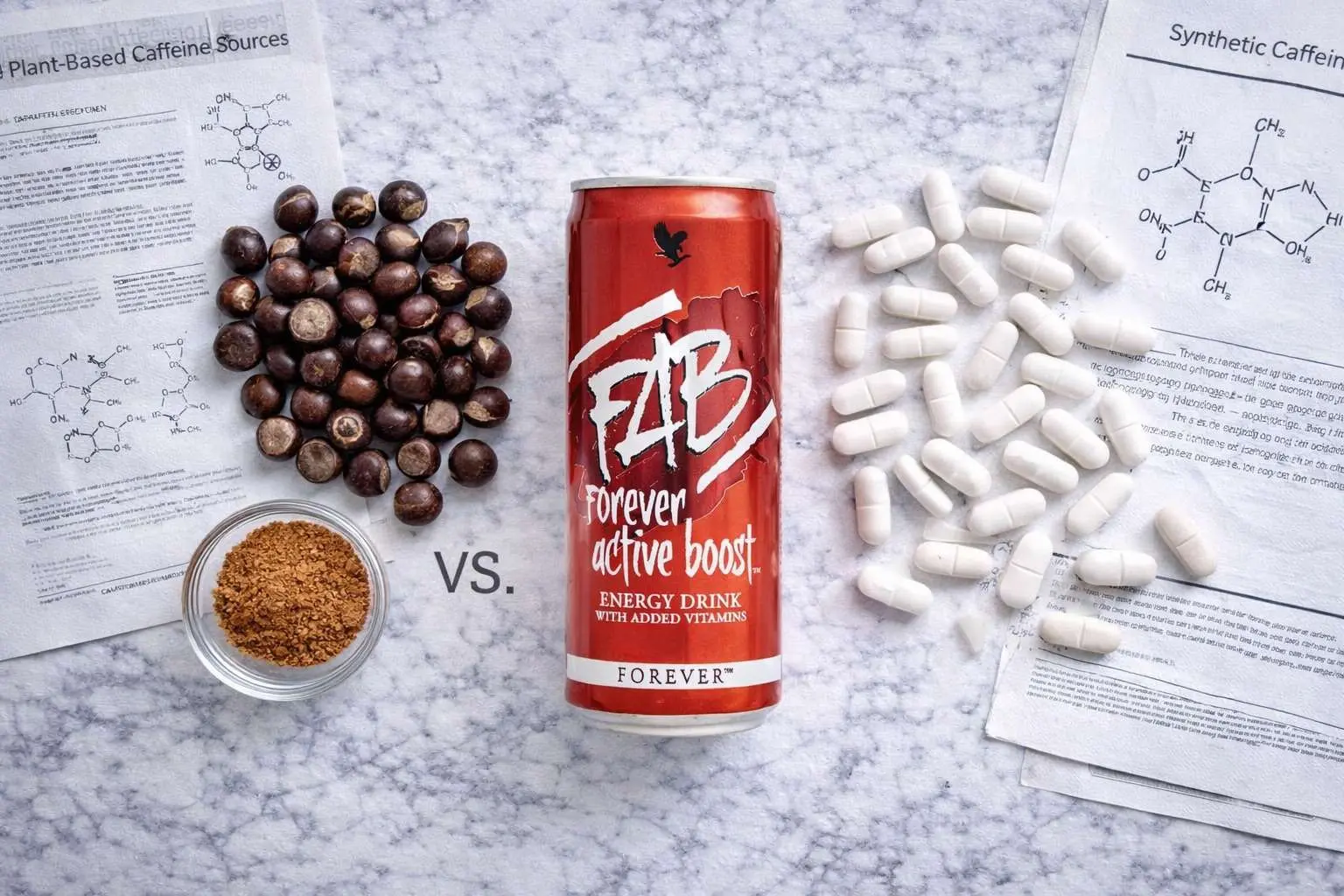 FAB Forever Active Boost und ein Vergleich der Koffeinquellen