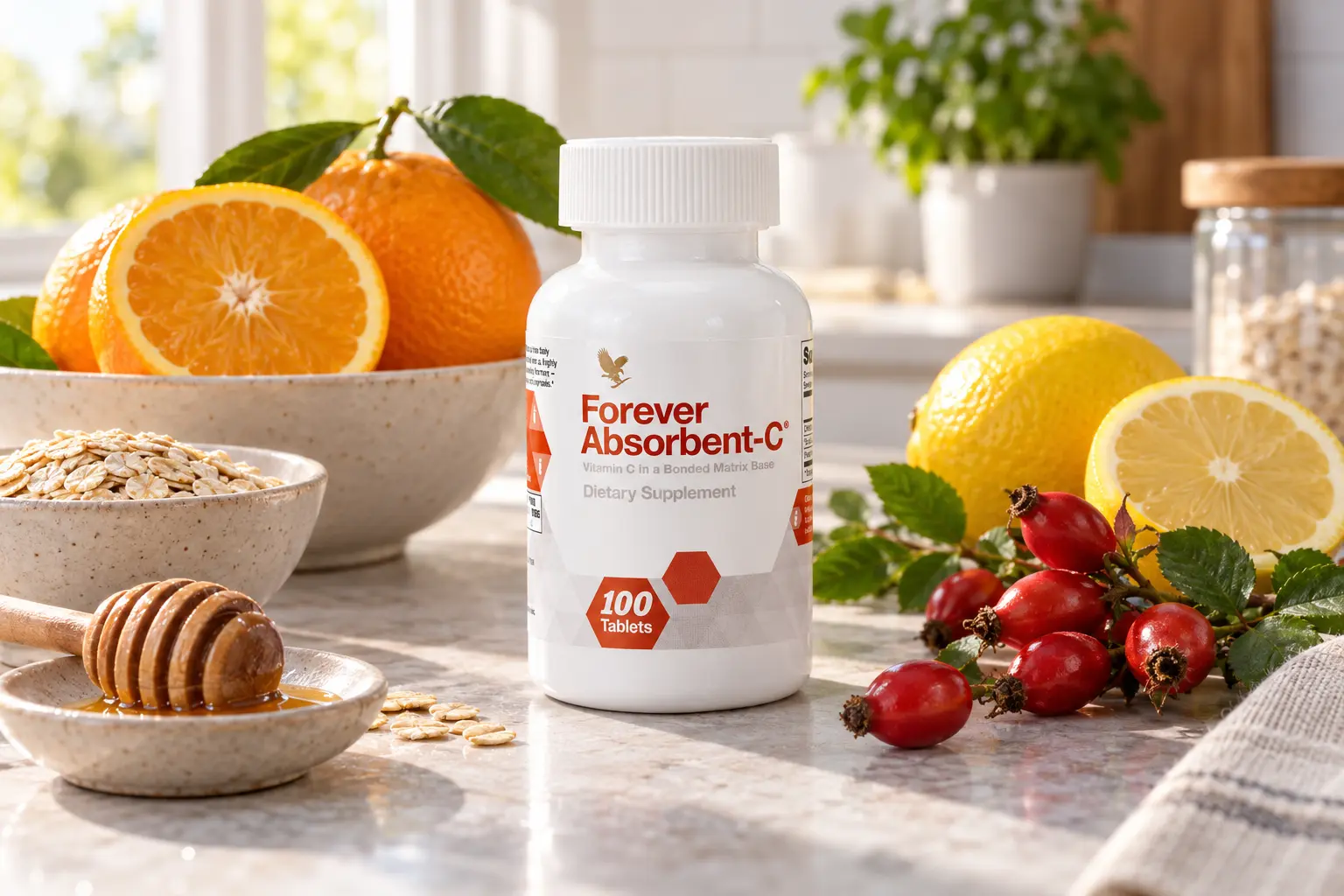 Vitamin C und Absorbent-C: Quellen, Funktionen und Verwendung