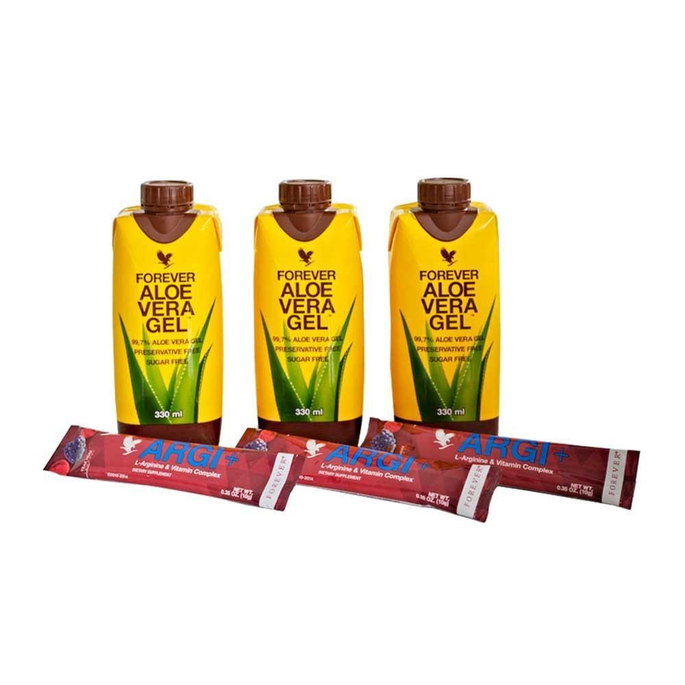 Forever Aloe Vera Gel Tripack + ARGI+