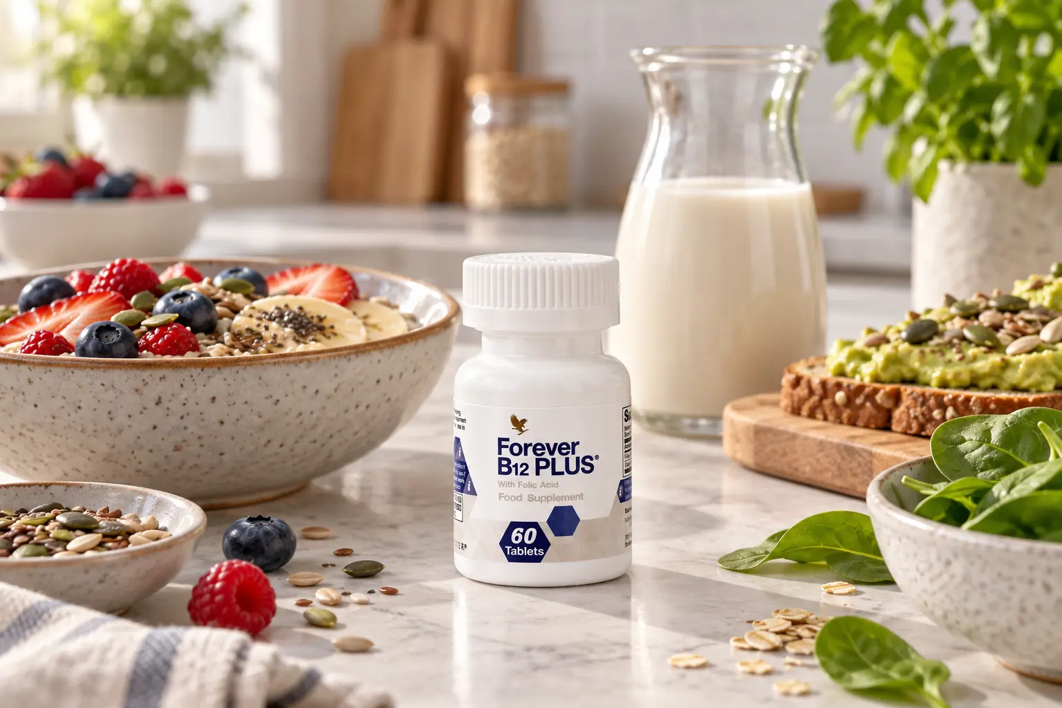 Forever B12 Plus: Vitamin B12 und Folsäure verständlich erklärt