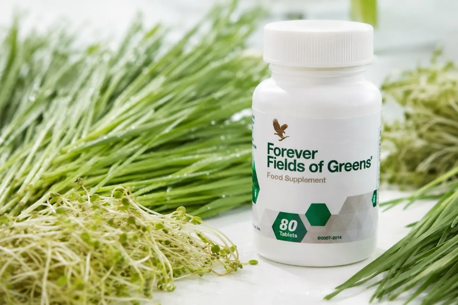 Forever Fields of Greens mit Weizen- und Gerstengras