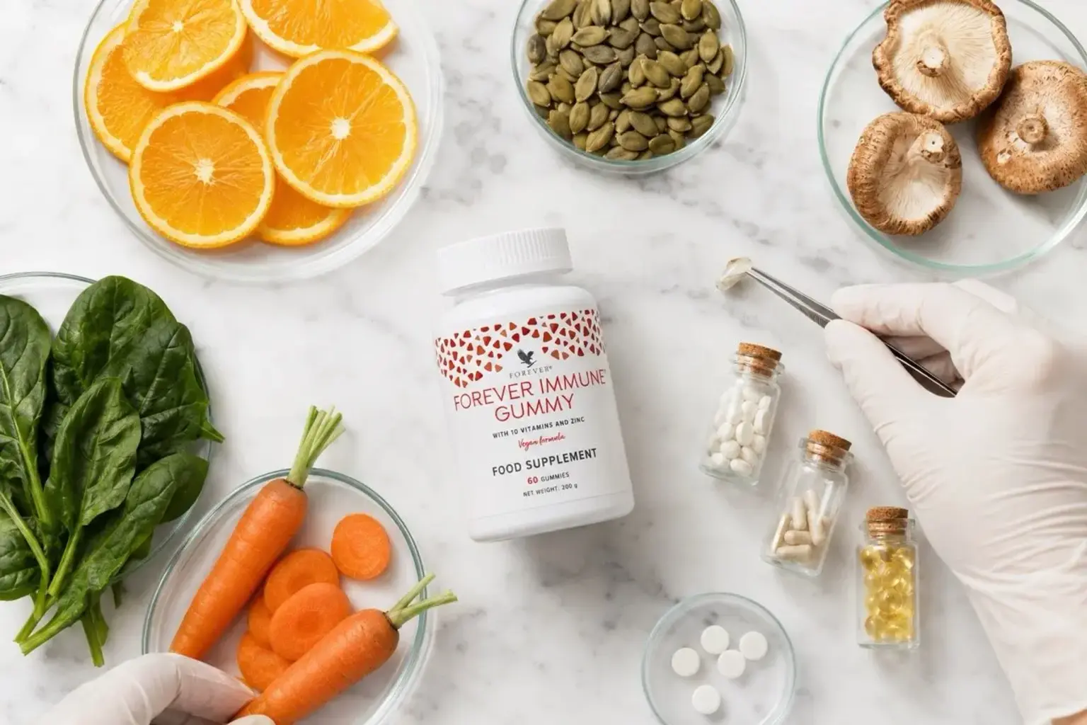 Forever Immune Gummy: Vitamine und Zink zum Kauen